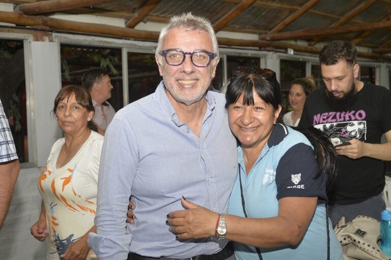 Julio Zamora acompañó la celebración por el 26° aniversario de las trabajadoras vecinales de El Talar
