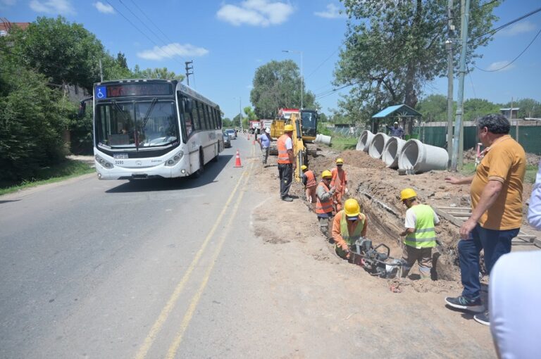 Beto Ramil recorrió la obra de repavimentación y ensanche de la Ruta 26