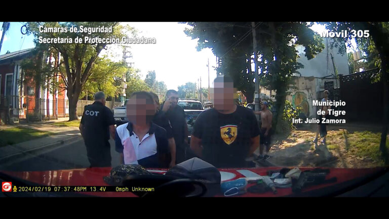 El COT detuvo a dos jóvenes que circulaban armados