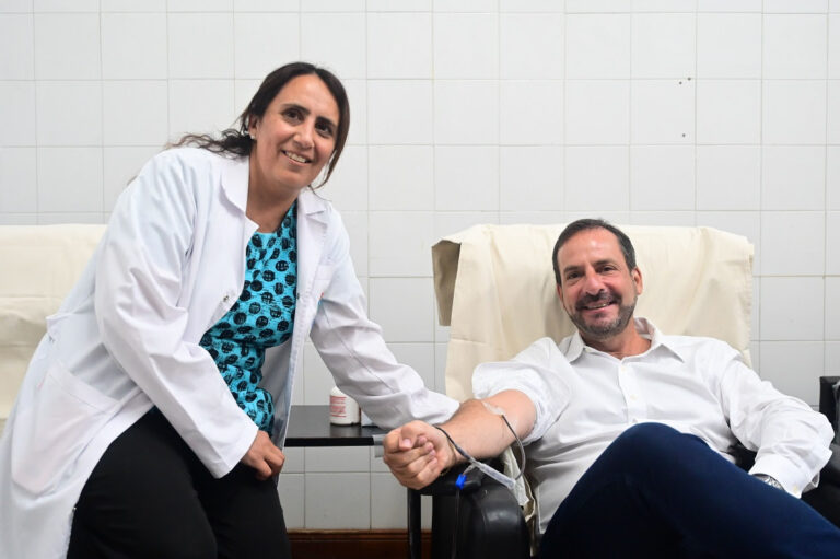 Ariel Sujarchuk se sumó a la campaña solidaria “Doná sangre, doná vida”