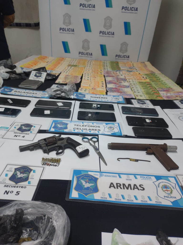 Garín: cayó una banda dedicada al narcomenudeo