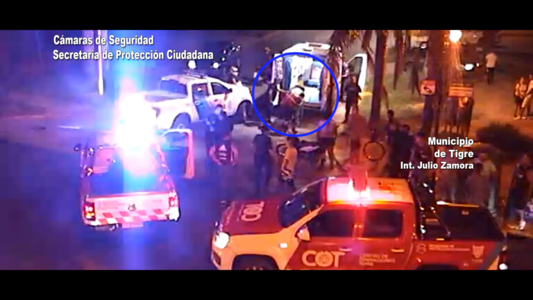 El Sistema de Protección Ciudadana de Tigre brindó rápida asistencia tras un accidente de tránsito