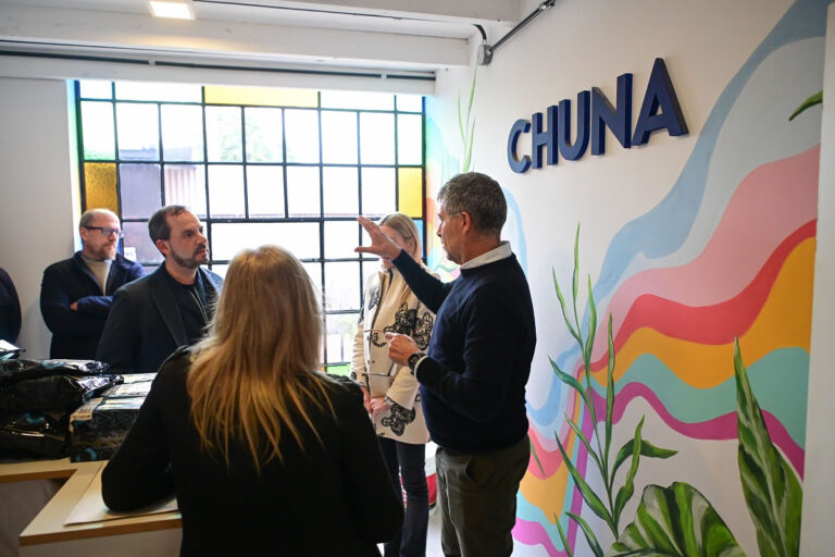 Ariel Sujarchuk recorrió la PyME familiar Chuna en Ingeniero Maschwitz