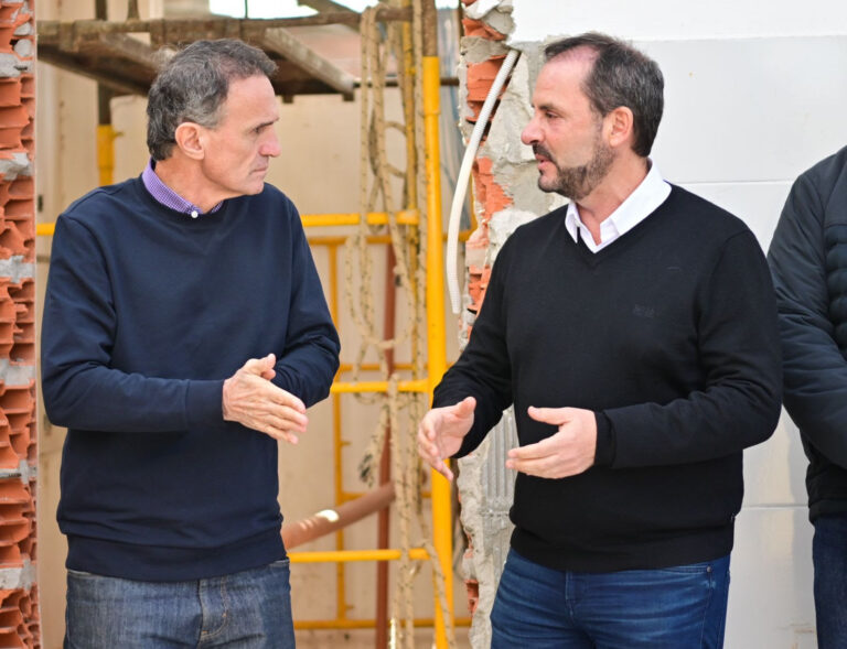 Ariel Sujarchuk y el ministro Katopodis recorrieron distintas obras del distrito que benefician a miles de vecinos