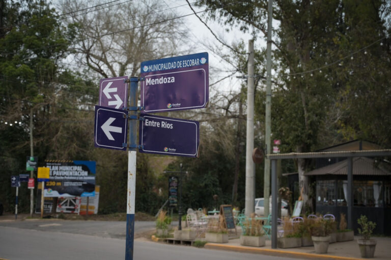 Cambios de circulación de calles en el paseo gastronómico de Ingeniero Maschwitz para mejorar el tránsito