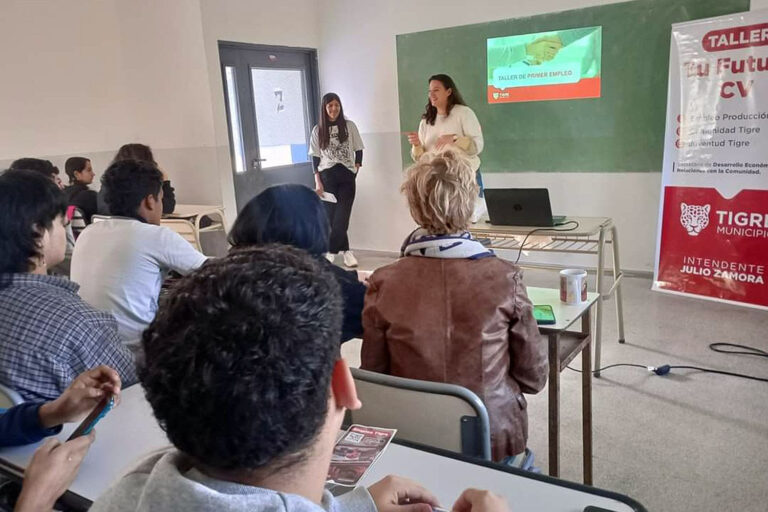 A través de “Tu Futuro CV”, el Municipio de Tigre continúa desarrollando capacitaciones destinadas a estudiantes de escuelas del distrito