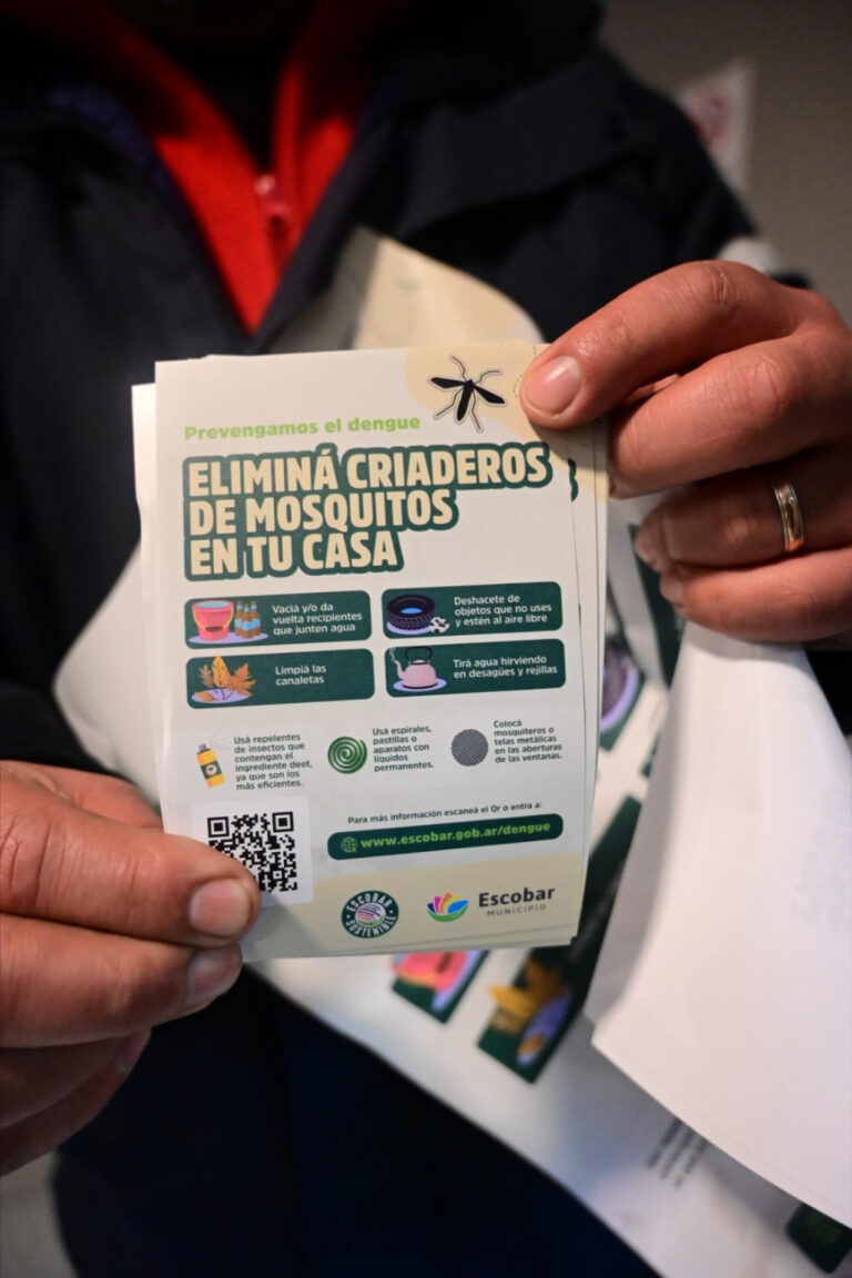 Dengue: Escobar se suma a la Jornada Intermunicipal de Descacharreo y Concientización