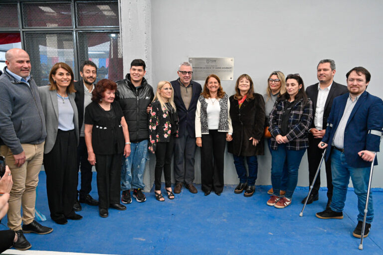 Julio Zamora inauguró el SUM y gimnasio deportivo de la EES N°11 “Juana Azurduy” de Don Torcuato