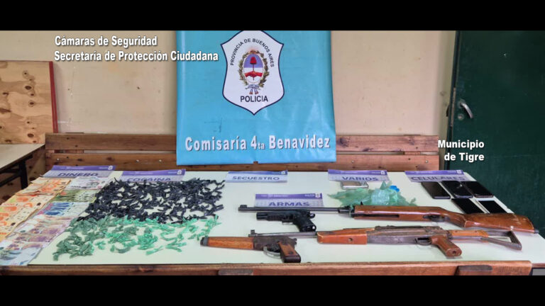 Tras un allanamiento, cayó la banda de “La Tranza Nati” que comercializaba estupefacientes en Benavídez