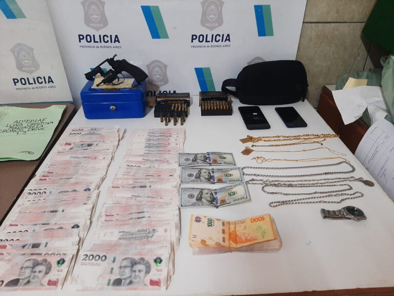 Asalto a una familia de Garín: dos detenidos, entre ellos una mujer policía de Del Viso, y todos los objetos robados fueron recuperados
