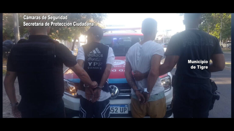 General Pacheco: quisieron robar una vivienda rompiendo la puerta con una barreta y fueron detenidos por la Policía y el COT