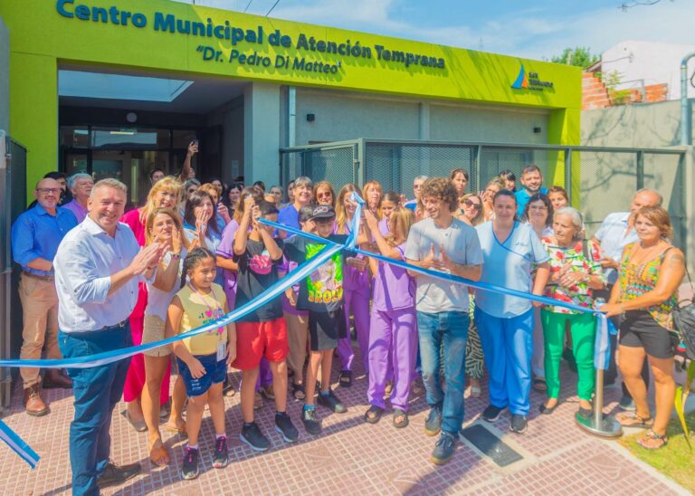 Juan Andreotti inauguró un nuevo Centro Municipal de Atención Temprana para el desarrollo infantil