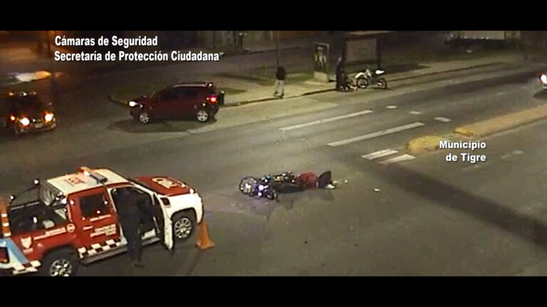 Impactante accidente entre dos motos: uno de los conductores estaba alcoholizado