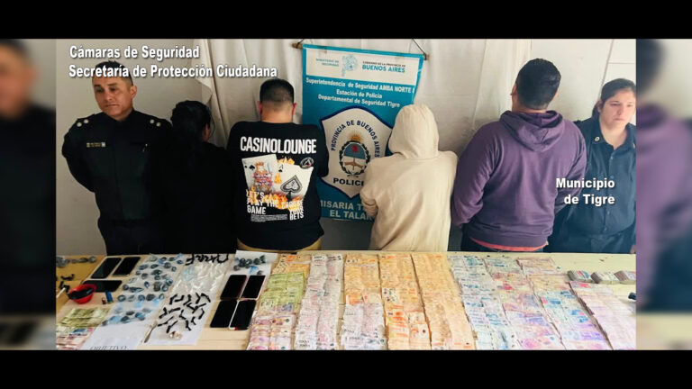 Tras una intensa investigación cuatro malvivientes fueron detenidos en el barrio San Pablo por comercializar estupefacientes