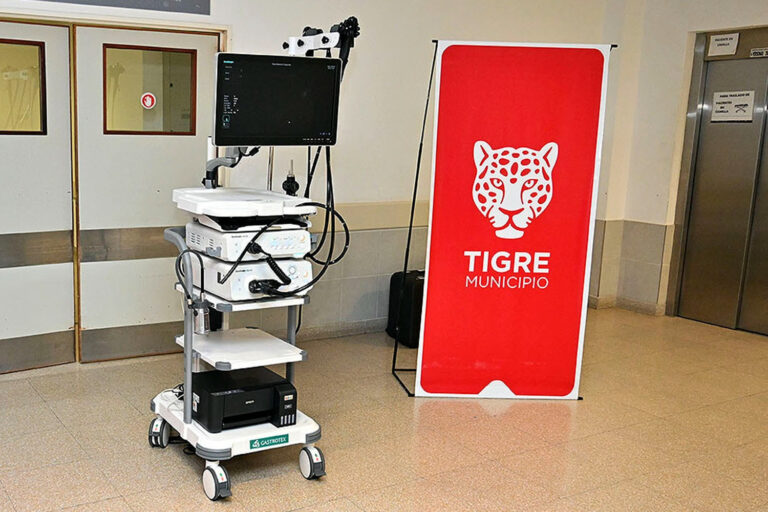 En el Hospital Materno Infantil, el Municipio de Tigre puso en funcionamiento el nuevo videoendoscopio