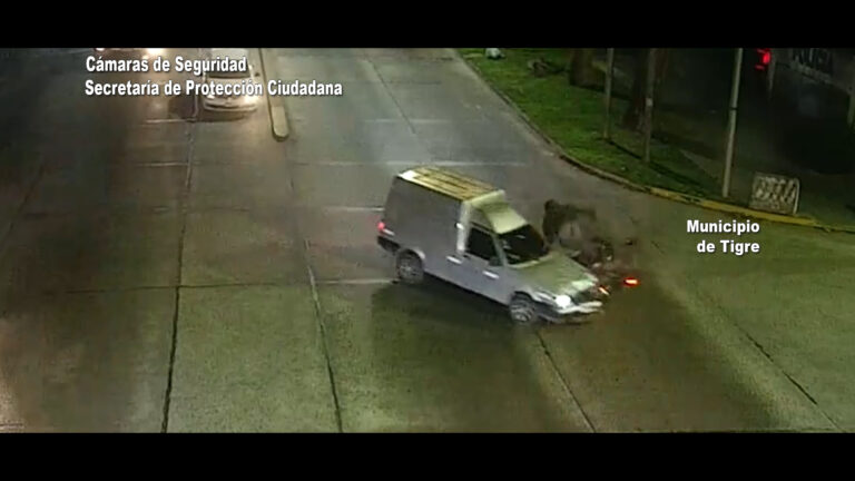 Las cámaras del COT registraron un impactante accidente de tránsito en General Pacheco