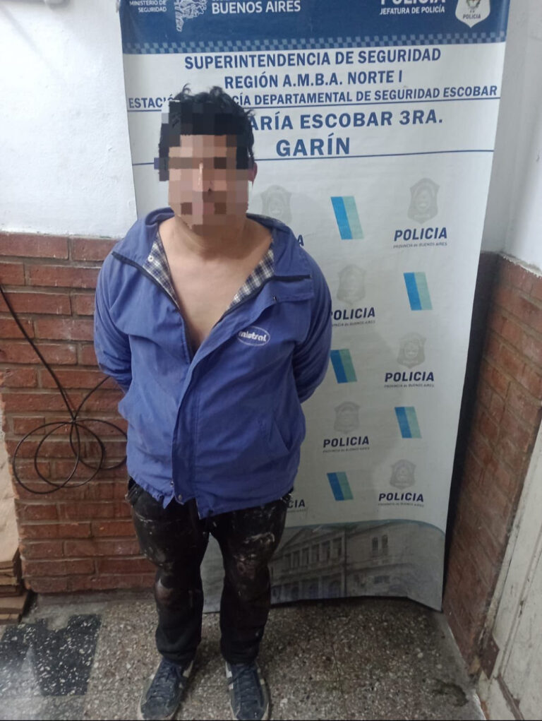 Garín: La Policía Municipal, clave en la detención de un hombre por intento de femicidio