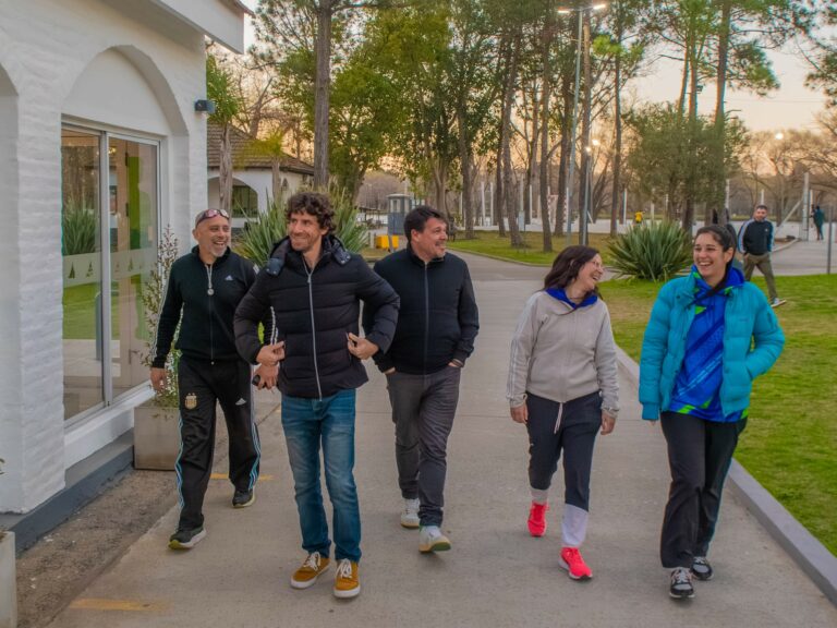 Juan Andreotti presentó la ampliación y renovación del Gimnasio de musculación del Poli N°3