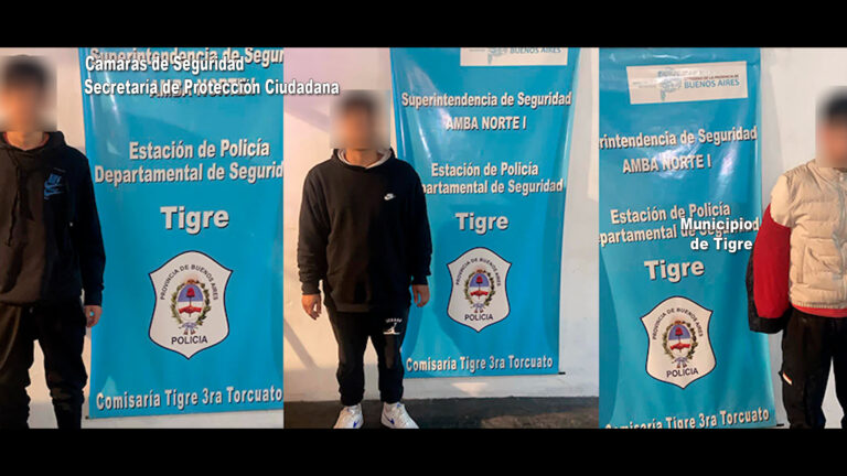 Cometieron un ilícito en Don Torcuato y fueron detenidos por el COT con dinero en efectivo sustraído y pertenencias de las víctimas