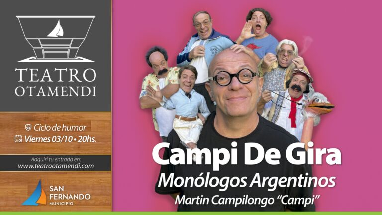 Martín “Campi” Campilongo, Lorena Vega y “The Beats” estarán este fin de semana en San Fernando