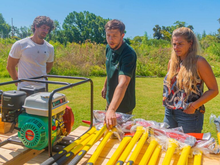 San Fernando envió una donación de equipamiento para los Bomberos de Chubut
