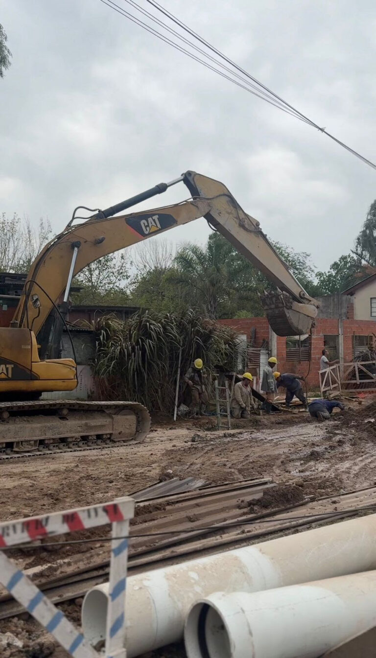 Finalizan obras cloacales en Ing. Maschwitz tras las gestiones de Sujarchuk ante AySA