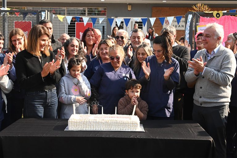Con una jornada abierta a la comunidad, Julio Zamora encabezó el 10° aniversario del CAFyS «Juan Urionagüena» de Los Tábanos