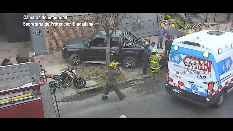 Imprudencia peatonal que casi termina en tragedia en Rincón de Milberg