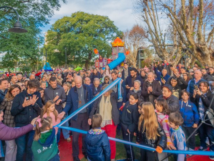 inauguracion plaza en san fernando