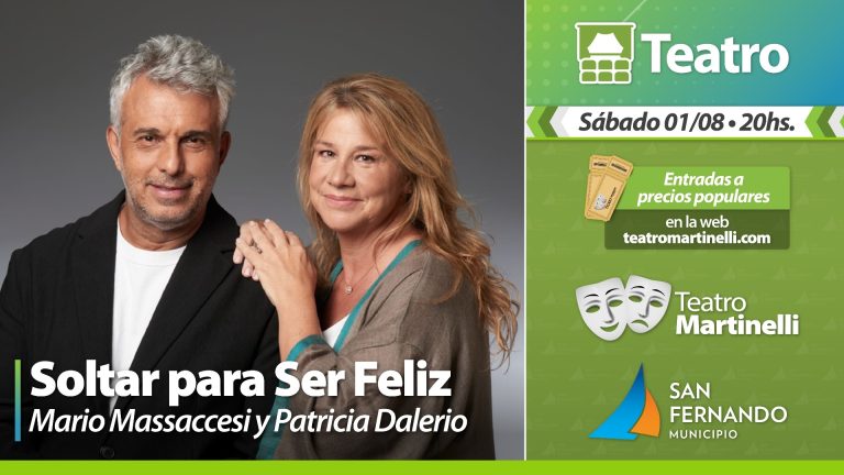 Mario Massaccesi presentará en San Fernando «Soltar para ser feliz»