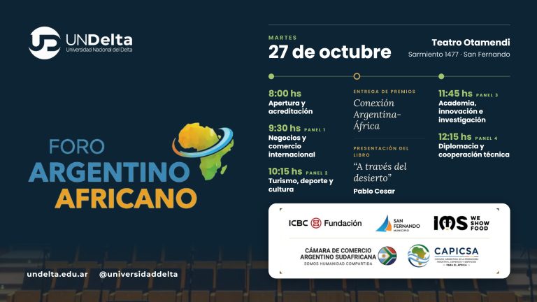 San Fernando será sede del primer “Foro Argentino Africano”