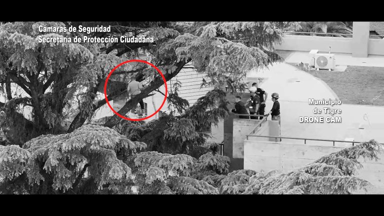 General Pacheco: ingresó a un domicilio para robar pero al intentar escapar quedó atrapado en un árbol 